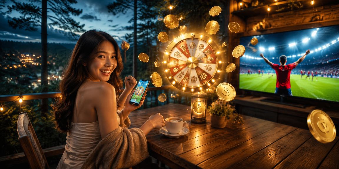 Người chơi roulette trực tuyến tại Đà Lạt bên ly cà phê buổi sáng