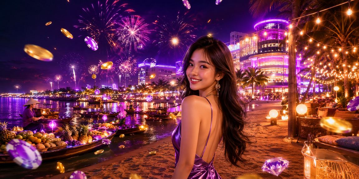 Không khí đèn neon sòng bài casino tại vùng Mekong Việt Nam